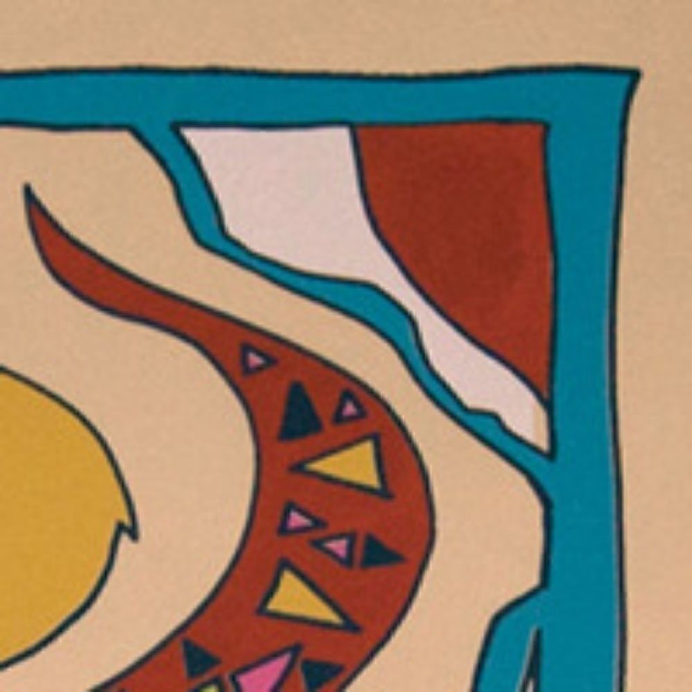 "Listen to my Cuneiform" : 6 color screen print - Picture 2 of 3